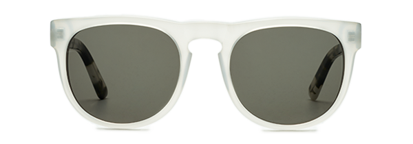 BAXTER Opaque White & Carbon Tortoise